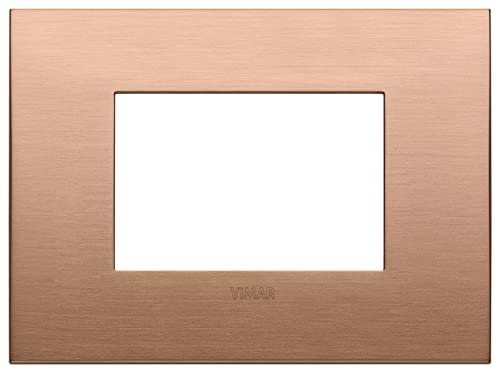 Vimar 19653.11 Placca Classic 3M Rame Spazzolato