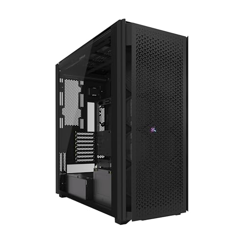 Corsair 9000D Rgb Airflow Case Per Pc Super Full-Tower – Spazio Mastodontico – Attacco Ventole Infinirail™ – Nessuna Ventola Inclusa – Icue Link Syste