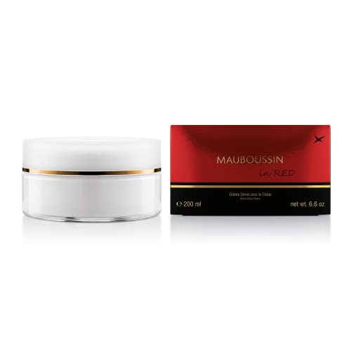 Mauboussin In Red Perfumed Divine Body Cream 200Ml - Peonia Rossa E Rosa Bulgara