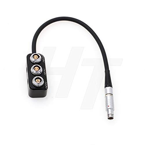 Hangton Cavo Splitter Di Alimentazione Rs 3 Pin Maschio A 2 X 0B 2-Pin 1 X Fischer Rs 3 Pin Femmina