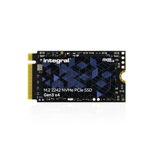 Integral Ssd M.2 Nvme 2242 Pcie Gen3 X4 Da 1 Tb - Velocità Di Lettura Fino A 3400Mb/S, Velocità Di Scrittura Fino A 3000Mb/S - Unità A Stato Solido In