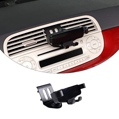 Metyoucar Supporto Per Auto Per Bocchetta Di Ventilazione Auto Per Fiat 500 2010-2015 Supporto Per Telefono Gps Accessori