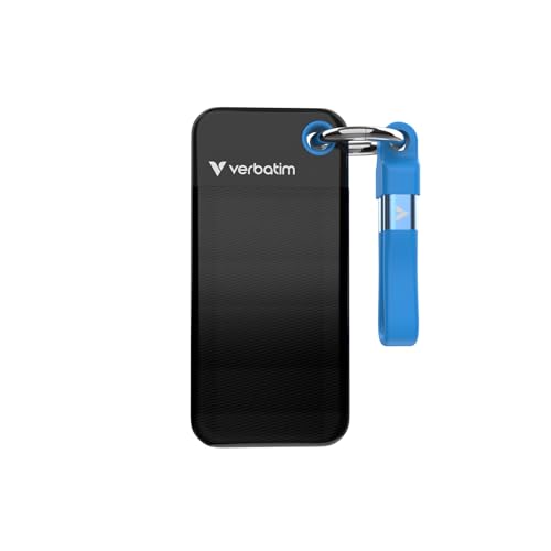 Verbatim Pocket Ssd Usb 3.2 Gen 2 1Tb Black/Blue