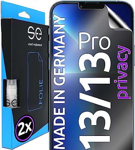 Smart Engineered S.E Per Iphone 13/Iphone 13 Pro, Pellicola Protettiva Privacy – 2 Pellicole Protettive In Germania, 13 Pro, Pellicola Anti-Spy, Senza