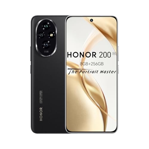 Honor 200 Smartphone, Telefono 5G, 8Gb Ram 256Gb6,7", Ricarica Rapida Da 5.200 Mah A 100 W, Tripla Fotocamera Principale Da 50 Mp, Ultrasottile Da 7,7