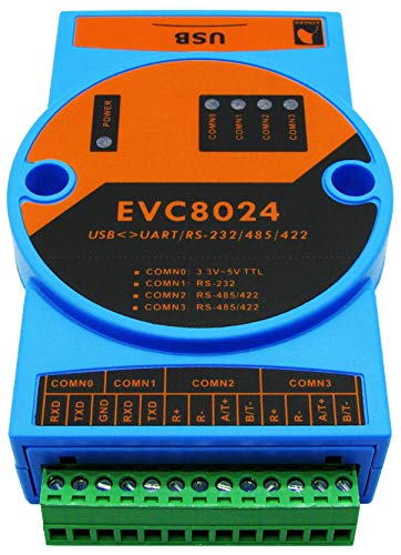 Buelec High Speed Usb<>Ttl/Rs-232,Rs-485,Rs422 4 In 1 Isolated Converter,Ft4232 Chipset. Isolation Voltage 3000Vrms,Dc 4.7V~5.2V Via Usb