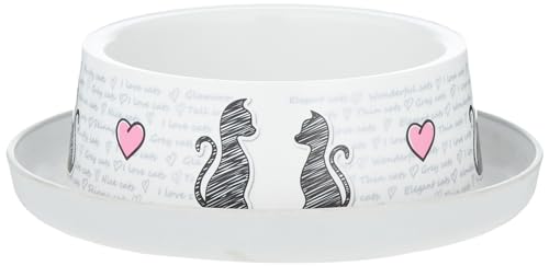 Moderna Products Mp Comedero Trendy Dinner Perro Nº1 Cats In Love 350 Ml