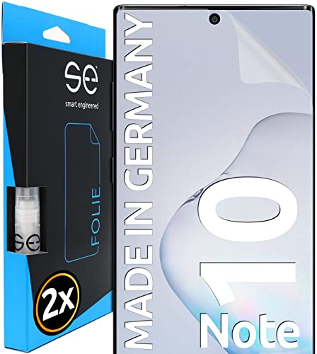 Smart Engineered 3D Pellicola Opaca Di Protezione Dello Schermo Per Samsung Galaxy Note 10 Antiriflesso [2 Pezzi Opaco, Case-Friendly, Pellicola Prote