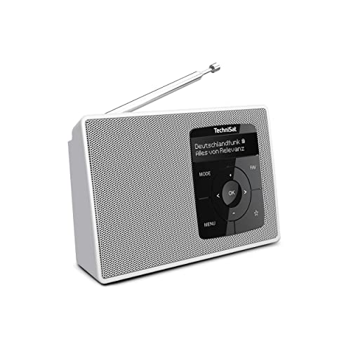 Technisat Digitradio 2 Radio Da Tavolo Dab+, Fm Dab+, Fm, Bluetooth Funzione Allarme Bianco