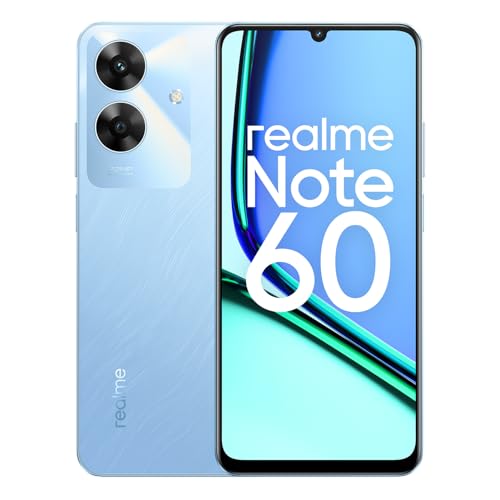 Realme Note 60 Smartphone 6+128 Gb, Garanzia Di Fluidità Armorshell Di 48 Mesi, Fotocamera Super Clear Da 32 Mp, Display Eye Comfort, Da 90 Hz Batteri