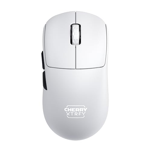Cherry Xtrfy M68 Pro Wireless, Mouse Da Gioco Senza Fili Ultraveloce, 2,4 Ghz, Ottimizzato Per Gli E-Sport, Forma Simmetrica Con Parte Anteriore Piatt