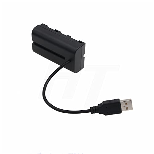 Hangton Alimentatore Usb Da 5 V A Np-F970 F570 F550 Fittizio Batteria Dc Accoppiatore Adattatore Di Alimentazione Per Monitor Atomos Shogun Inferno Ni