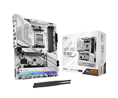 Asrock X870 Pro Rs Wifi Atx Mainboard Sockel Am5/Usb4/Hdmi