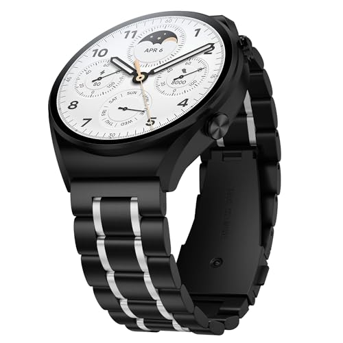 Suuira Cinturino Compatibile Con Xiaomi Watch S2 / S1 / S1 Active / S1 Pro, Elegante E Classico Cinturino In Metallo Compatibile Con Xiaomi Mi Watch C