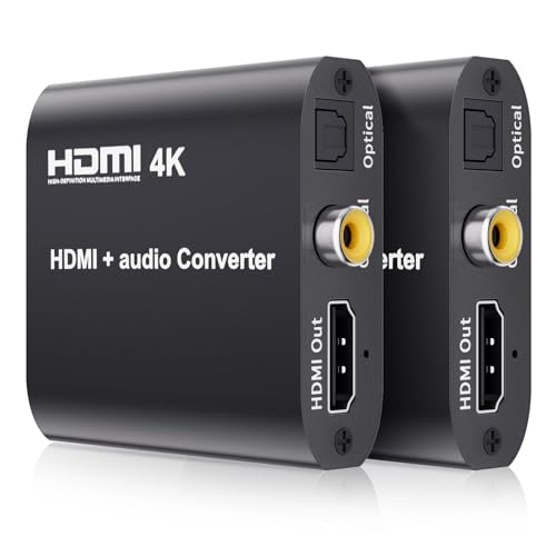4K/30Hz Hdmi 1.4 Audio Extractor Splitter Hdr 1080P/60Hz, Bolaazul Hdmi Audio Converter Splitter Extractor Hdmi 1.4 A Spdif 5.1 Canale + Coassiale Dig