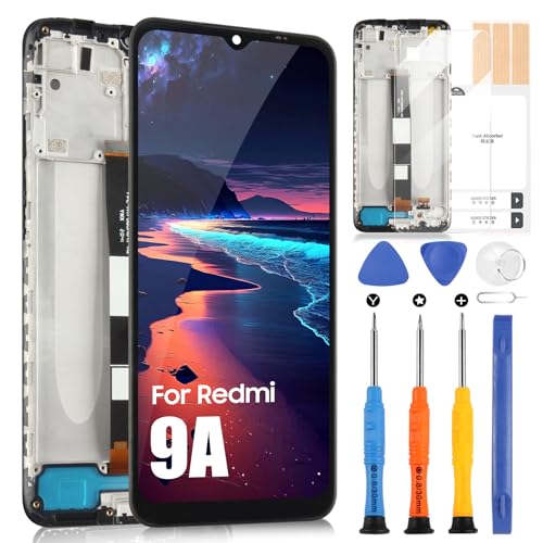 Lcd Display Per Xiaomi Redmi 9A / 9C / 10A Lcd Schermo Per Redmi 9A M2006C3Lg M2006C3Li M2006C3Lc M2004C3L Sostituzione Schermo Touchscreen Digitazer