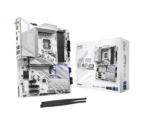Asrock Z890 Pro Rs Wifi White 1851 Atx Ddr5 Retail