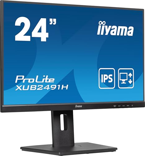 Iiyama Monitor Xub2491H-B1-23.8", Ips, 1920X1080/100Hz, 1H1Dp, Has