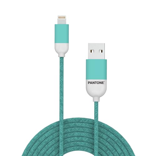 Celly Pantone Cavo Lightning 1.5M, Cavo Usb-A A Micro Usb Per Ricarica Rapida E Sincronizzazione, Compatibile Con Iphone E Ipad, Ultra-Sottile E Color