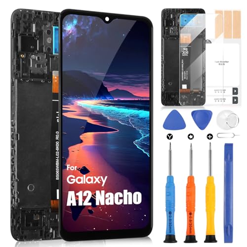 Lcd Display Per Samsung Galaxy A12 Nacho A127 A127F A127M A127U Sm-A127F/Dsn A127F/Ds Lcd Schermo Per Samsung A12 A127 Touch Screen Digitizer Con Stru