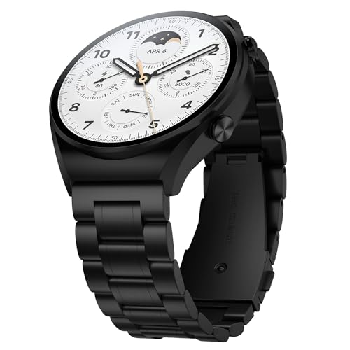 Suuira Cinturino Compatibile Con Xiaomi Watch S2 / S1 / S1 Active / S1 Pro, Elegante E Classico Cinturino In Metallo Compatibile Con Xiaomi Mi Watch C