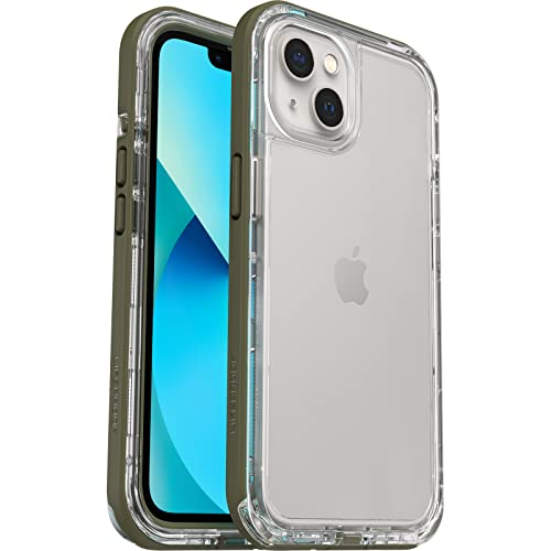 Lifeproof Per Apple Iphone 13, Custodia Sottile Resistente A Cadute, Polvere E Neve, Gamma Next, Trasparente/Verde