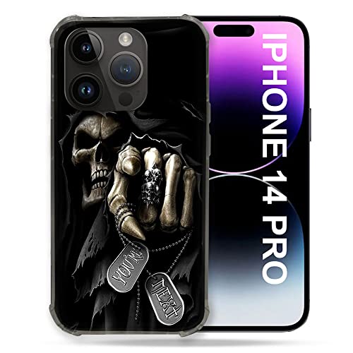 Cover Per Iphone 14 Pro (6.1) Teschio Di Morte Your Next