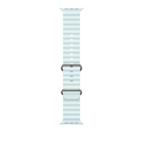 Apple Watch Band - Ocean Band - 49 Mm - Blu Ghiaccio - One Size