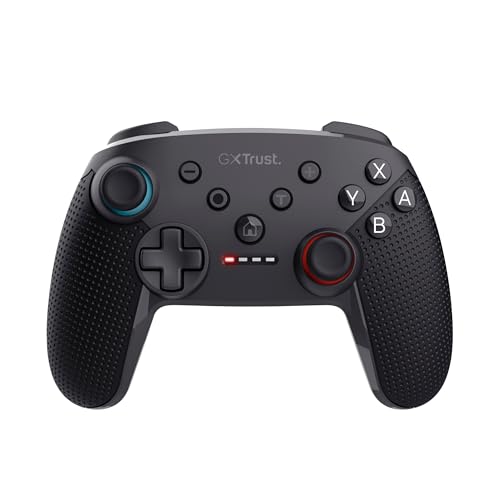 Trust Gxt 1246 Muta Controller Nintendo Switch Wireless Con Bluetooth, Vibrazione Dual Shock, Sensore Di Movimento, Pulsante Turbo, 15H Di Gioco, Game