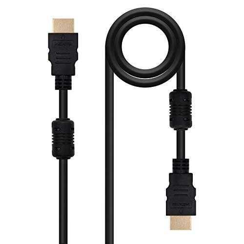 Monkey Ladder Cavo Hdmi V1.4 Ad Alta Velocità Ethernet Con Ferrite/Hec, A/M-A/M, Maschio-Maschio, Nero, 10 M