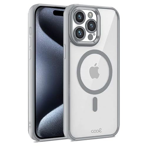 Cool Cover Iphone 15 Pro Magnetico Bordo Argento