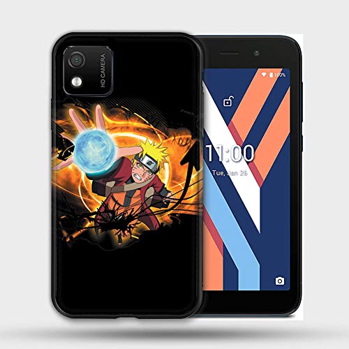 Cover Per Wiko Y52 Manga Naruto, Colore: Nero