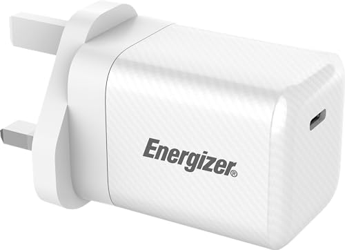 Energizer Caricabatterie Rapido Uk 45W Usb-C, Gan Tech, Power Delivery Per Samsung S24 Ultra/S24 Plus/S23+/S23 Ultra/S23 Fe/S22,A54 A25 A34 A53 A33 A2