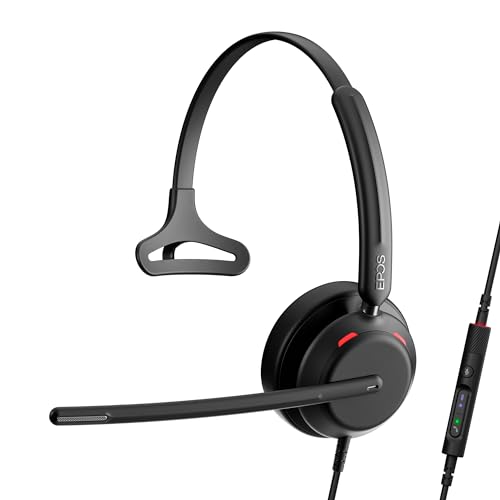 Epos Impact 730 Cuffie Da Ufficio Professionali Cablate, Qualità Del Suono Superiore, Microfono Con Cancellazione Del Rumore, Connettività Usb-C, Desi