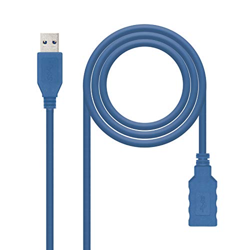 Monkey Ladder Cavo Usb 3.0 Prolunga Tipo A/M-A/H, Maschio-Femmina, Blu, 2 M