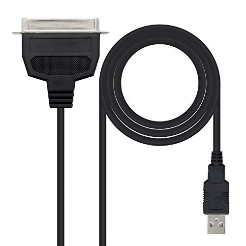 Monkey Ladder Convertitore Usb A Stampante Parallela, Tipo A/M-Cn36(Ieee1284)/M, Nero, 1,5 M