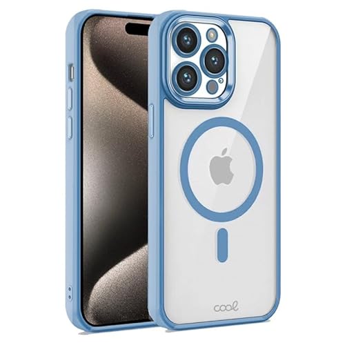 Cool Cover Iphone 15 Pro Max Magnetico Bordo Celeste