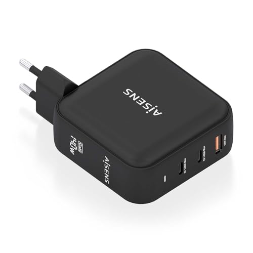 Aisens Caricatore Da Parete Asch-140W3P031-Bk 140W Nero (1 Pezzo)