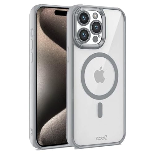 Cool Cover Iphone 15 Pro Max Magnetico Bordo Argento