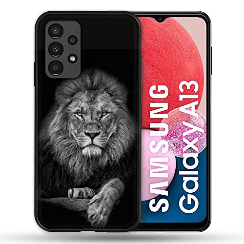 Cover Per Samsung Galaxy A13 Animal Lion Majestoso