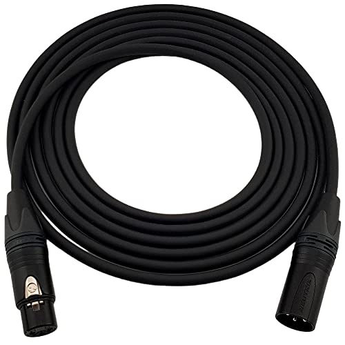 Reds Music - Cavo Per Microfono Studio Mcn2160 - Xlr Maschio/Xlr Femmina, Per Microfono, Mixer, Altoparlanti, Amplificatori (6 M)