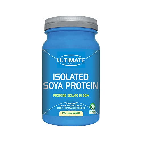 Ultimate Italia Isolated Soya Protein – Proteine Isolate Della Soia - Bcaa, Arginina, Glutammina – Proteine 100% Vegetali – Ideale Per Vegani E Intoll