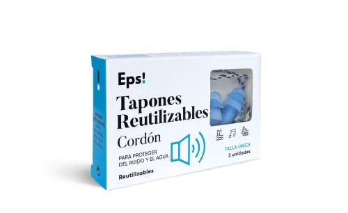Eps! 2 Tappi Per Orecchie Con Cordino, Per Dormire, Per Nuotare, Per Proteggere Le Orecchie, Isolanti Acustici, Cancellazione Del Rumore, Riutilizzabi