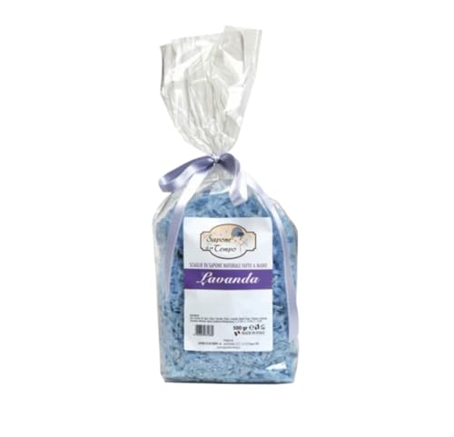 Sapone Di Un Tempo Scaglie Di Sapone Naturale Alla Lavanda Fatte A Mano 500 Gr