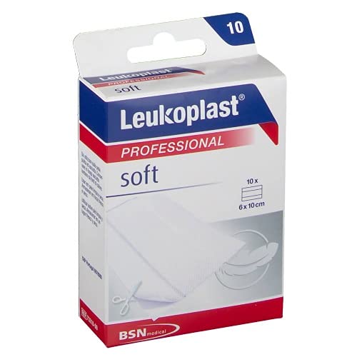 Leukoplast Soft - Pronto Soccorso, 1 Scatola Da 10 Unità, 6 X 10 Cm