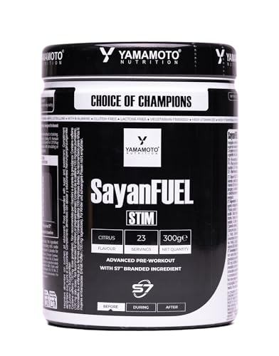 Yamamoto Nutrition Sayanfuel, Pre-Workout Stimolante, Produzione Di Ossido Nitrico E Pump, Sostiene Le Prestazioni, Ritarda La Sensazione Di Stanchezz