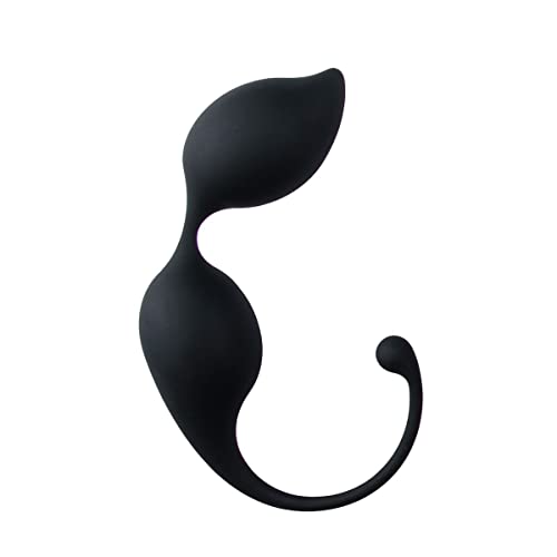 Easytoys Palline Vaginali, Nere, Ricurve - 118 G