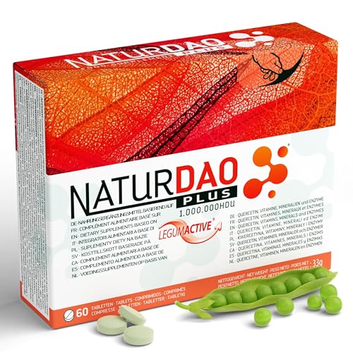 Naturdao Plus - 1.000.000 Hdu + 8 Cofattori E Coadiuvanti - Dao E Catalasi, Quercetina, Vit.C, Vit.B6, Vit.B9, Vit.B12, Rame E Zinco - Carenza Di Dao 