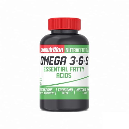 Pronutrition Omega 3-6-9 Da 80 Perle - Integratore Alimentare Naturale A Base Di Acidi Grassi 3/6/9 Ottenuti Da Pesce, Enagra (Enotera) E Semi Di Lino