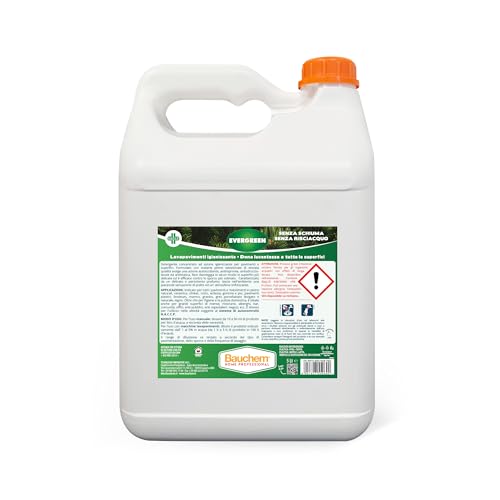 Bauchem Lavapavimenti Evergreen Auto Lucidante Anti Impronta 5 Lt